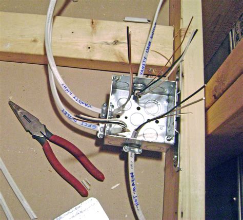 a light fixture junction box|installing a ceiling junction box.